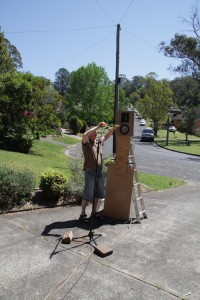 Setting up the microphone